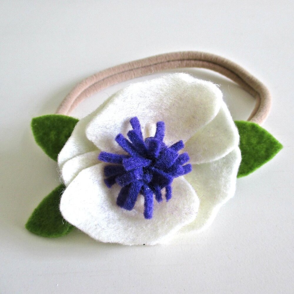 New Born Felt Flower Headband